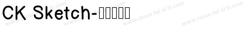 CK Sketch字体转换